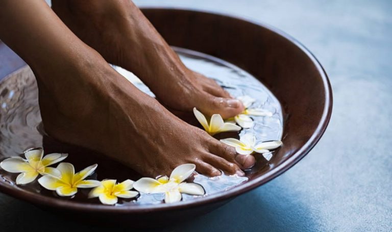 homemade foot soak for soft feet